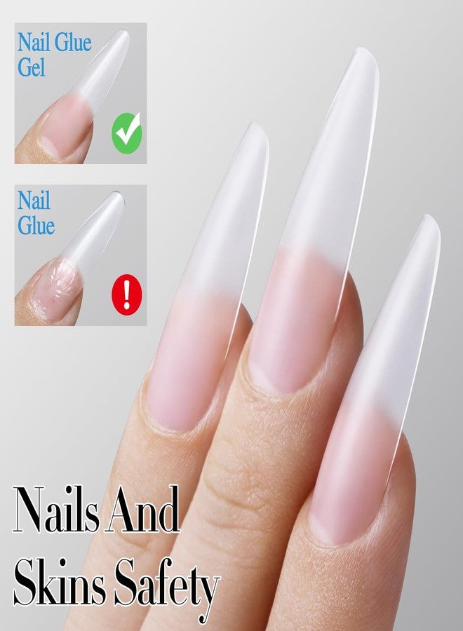 دابل ريذم جل لاصق للأظافر من دبل ريذم، 0.5 أونصة، مناسب لأطراف الأظافر الأكريليكية الصناعية والأظافر اللاصقة. يلزم استخدام مصباح جل لاصق للأظافر. - Image 4